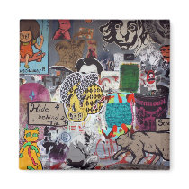 Graffiti, Berlin, Germany Refrigerator Magnet