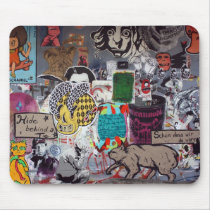Graffiti, Berlin, Germany Mousemats