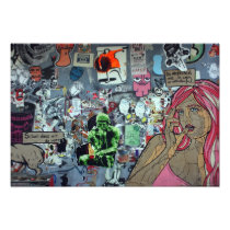 Graffiti, Berlin, Germany Photo Print