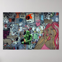 Graffiti, Berlin, Germany Posters