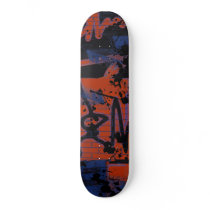 Graffiti-Black Skateboard by HoodiesCollection Graffiti-Black Skateboard