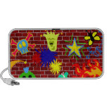 Graffiti Brick Wall PC Speakers