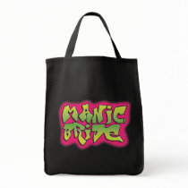 Graffiti Bride Tote bags