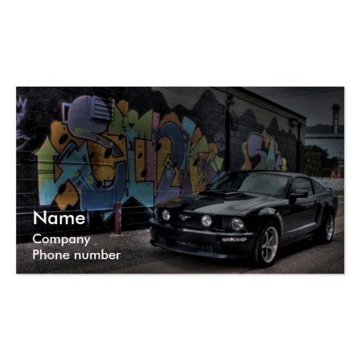 graffiti business card templates (front side)