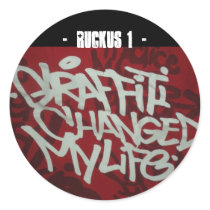 Graffiti changed my life stickers