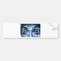Graffiti Eyes looking at you Bumper Sticker