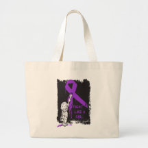 Graffiti FIGHT Like a Girl - Pancreatic Cancer Tote Bags