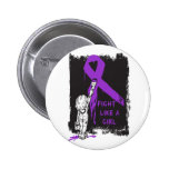 Graffiti FIGHT Like a Girl - Pancreatic Cancer buttons