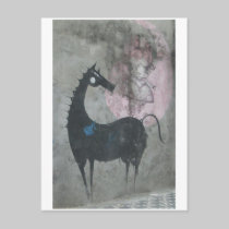 Graffiti Horse Postcard