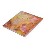 Graffiti in Pink and Orange tiles