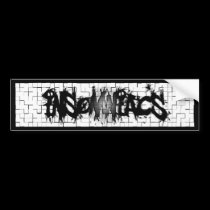 Graffiti Insomniacs Collage bumper stickers