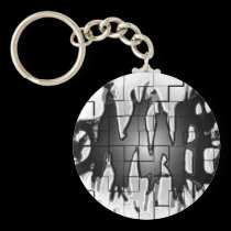 Graffiti Insomniacs Collage keychains