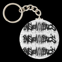 Graffiti Insomniacs Collage keychains