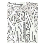 Graffiti jungle Postcard