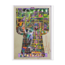 Graffiti Kimono postcards by cmehrlbennett Graffiti Kimono postcards