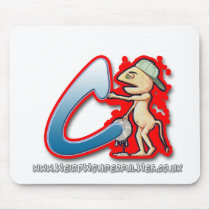 Graffiti Letter C mouse mat mousepads by WeirdWonderfulWeb Graffiti Letter C mouse mat mousepads