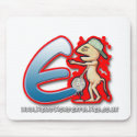 Graffiti Letter E mouse mat mousepads