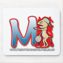 Graffiti Letter M mouse mat mousepads by WeirdWonderfulWeb Graffiti Letter M mouse mat mousepads