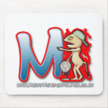 Graffiti Letter M mouse mat mousepads
