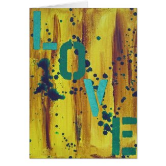 Graffiti Love 2 Card