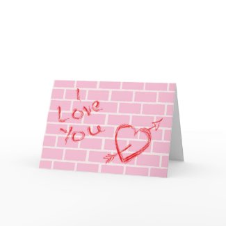 Graffiti Love card