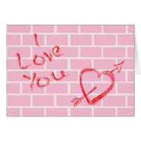 Graffiti Love Greeting Card