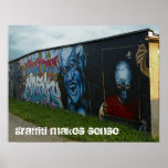 graffiti makes sense - graffiti poster