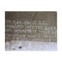 Graffiti on North Wall, Stairs to Kitsilano Beach Post Card