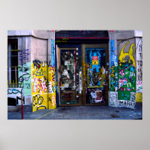 Graffiti, Paris Print
