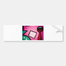 Graffiti Patch and Lolly. Bumper Sticker