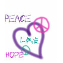 Graffiti Peace T-Shirt by Mousefx Graffiti Peace T-Shirt