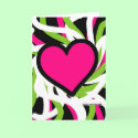 Graffiti Pink Heart Card by elisaemme Graffiti Pink Heart Card