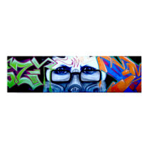 Graffiti Portrait Poster posters