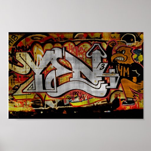 Graffiti Poster #2 | Zazzle