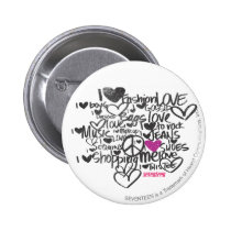 Graffiti Purple buttons