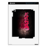 Graffiti; Qatar Flag Decals For iPad 3