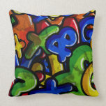 Graffiti Rumble pillows