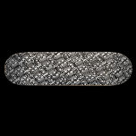 Graffiti Skateboard Black and White NY Outline Cap