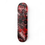 Graffiti Skateboard (Red/Black)