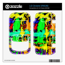 Graffiti Skin For LG Octane