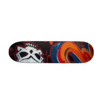 Graffiti Skull Skateboard