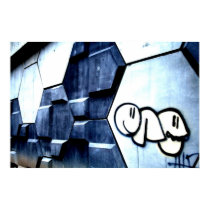 Graffiti Smiley Face posters by Kuroda724 Graffiti Smiley Face posters