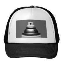 Graffiti Spray Paint Can Tee Trucker Hats