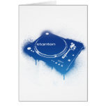 Graffiti Stanton STR8-150 - DJ Deck Turntable Card