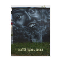 Graffiti street art - postcard template