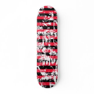 Graffiti Stripes skateboard