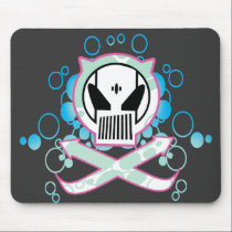 Graffiti Tech Skull mousepads