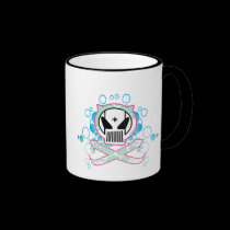 Graffiti Tech Skull mugs