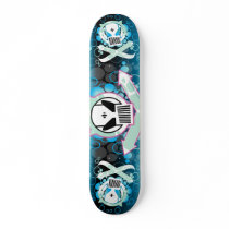 Graffiti Tech Skull Skateboard by insomniak Graffiti Tech Skull Skateboard