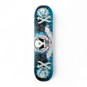 Graffiti Tech Skull Skateboard